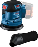 Bosch GEX 185-LI excenterschuurmachine met stoffilter.