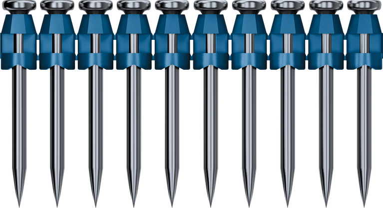 Bosch NB-38 spijkers met 38 mm lengte voor bevestiging.