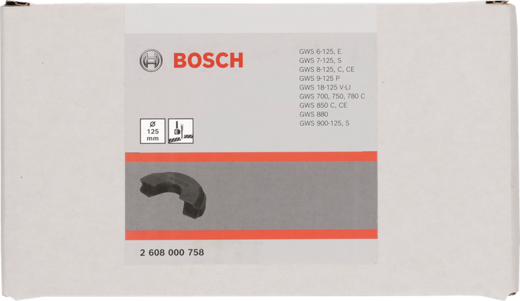 Bosch 125 mm beschermkap.