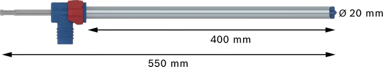 Bosch EXPERT SDS Clean plus-8X boorhamer 20x400x550.