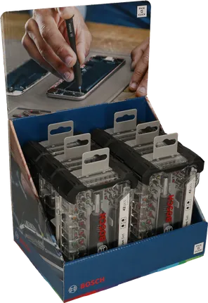 Bosch Precisie Schroevendraaier Bitset display, 6x42 stuks.