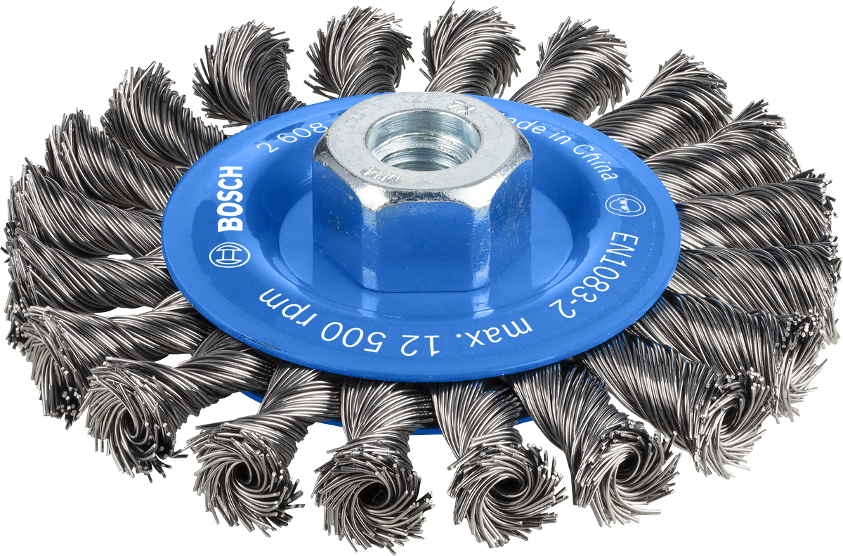 Bosch PRO Metal zware draadschijf 115 mm voor haakse slijpers.