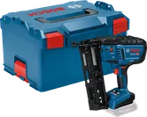 Bosch accuspijkermachine GNH 18V-64 M met draagtas.