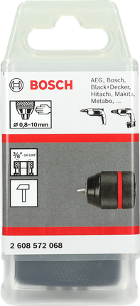 Bosch 3/8″ boorkop 0,8–10mm.