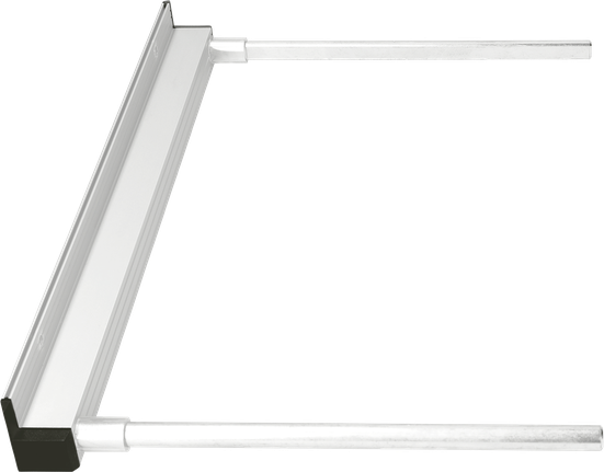 Bosch parallelgeleider voor rechte, nauwkeurige zaagsneden.