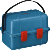 Bosch draagtas met veilige dubbele sluiting.