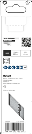 Bosch PRO raamsloopzaagblad S611DF 150×19×1,25 mm 5 st.