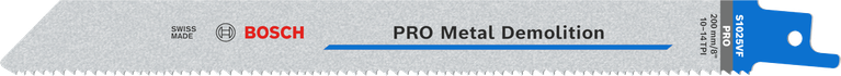 Bosch PRO Metal Demolition S1025VF zaagblad met variotanding.