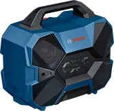 Bosch GPB 18V-6 C radio met ingebouwd bedieningspaneel.