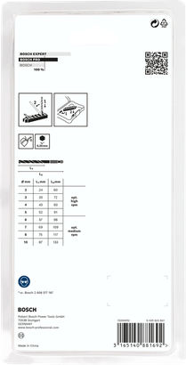 Bosch PRO Metal HSS-G slagboorset 8-delig.