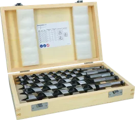 Bosch PRO Houtboorset L235, 6-delig in houten koffer.