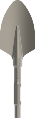 Bosch PRO HEX 30-4C spadebeitel afgerond 135 mm.