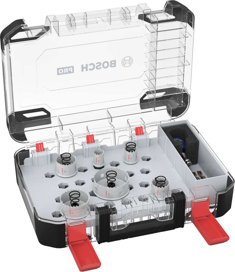 Bosch PRO Sheet Metal PC Plus Gatenzaagset, 8-delig in koffer.