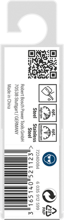 Label voor Bosch PRO RVS HSS-Co spiraalboor.