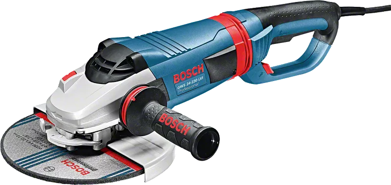 Bosch GWS 24-230 LVI haakse slijper met 230mm schijf.