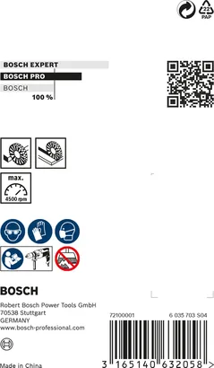 Bosch PRO roestvrijstalen spaakwiel 70 x 0,35 mm.