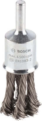 Bosch PRO RVS zware borstel met geknoopte draad.