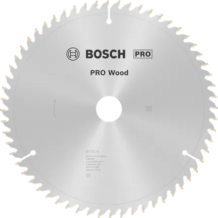 Bosch PRO Houtcirkelzaagblad 254 mm T60.