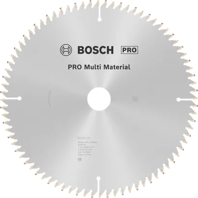 Bosch PRO Multi Material Cirkelzaagblad, 80 tanden.