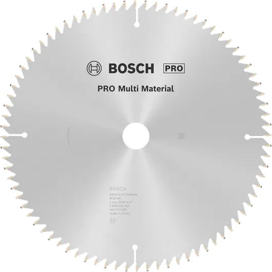 Bosch PRO Multi Material cirkelzaagblad, 80 tanden.