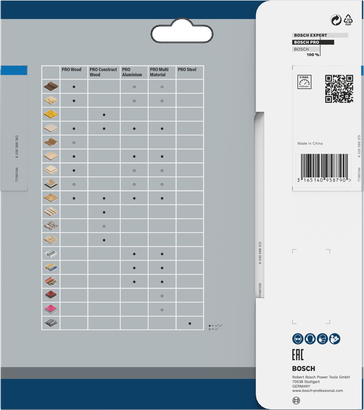 Bosch PRO Aluminium 160 x 1,8 x 20 mm cirkelzaagblad.