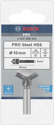 Bosch PRO Steel HSS verzinkboor 10 mm.