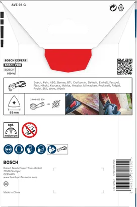 Bosch PRO AVZ 93 G 93 mm multitool accessoire.