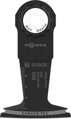Bosch PRO PAII 65 APB multitoolblad voor meerdere materialen.