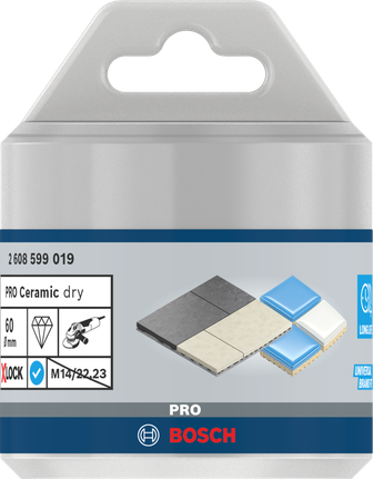 Bosch PRO Keramische droogboorkroon 60 mm X-Lock.