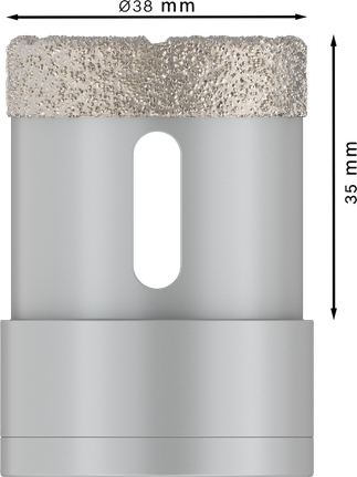 Bosch PRO Keramische droogboorkroon 38x35 mm, X-Lock.