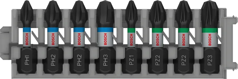 Bosch PRO Slagschroevendraaierbitset 8-delig 25 mm.