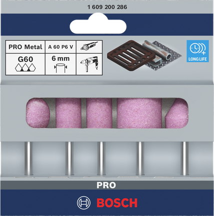 Bosch PRO Stalen stiftfreesset 5-delig.