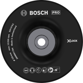 Bosch PRO Steunschijf Hard 125 mm voor haakse slijpers.