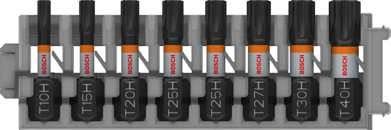 Bosch PRO TH Impact Bits set T10H tot T40H, 8-delig.