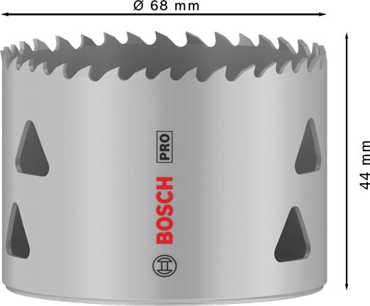 Bosch PRO Multi Material Gatenzaag 68 mm met schroefdraad.