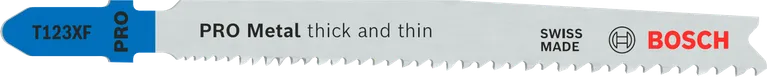 Bosch PRO Metal dik en dun T123XF decoupeerzaagblad.