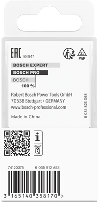 Bosch PRO freesbit 8 mm schacht.