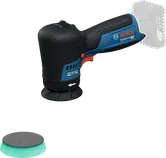 Bosch GPO 12V-77 accupolijstmachine met foampad.