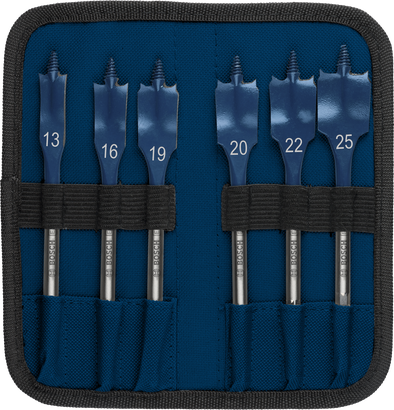 Bosch EXPERT Self Cut Speed Spadeboorset, 6 maten.