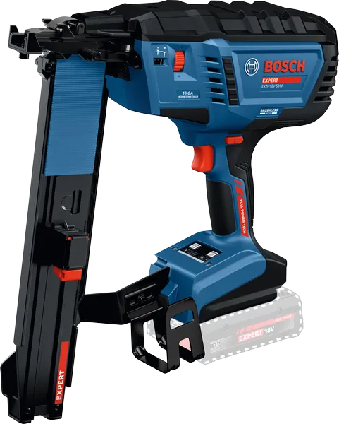 Bosch EXTH18V-50M draadloze nietmachine met middelgrote kroon.