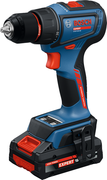 Bosch EXSR18V-90 accuboormachine met 4Ah accu.