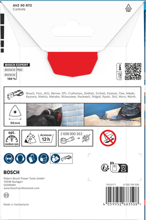 Bosch EXPERT AVZ 90 RT2 90 mm schuurplateau.