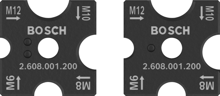 Bosch PRO Snijmessenset M6 M8 M10 M12 voor draadsnijden.