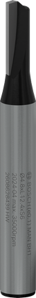 Bosch PRO Frees Rechte Frees, één snijkant, 4,8 mm diameter.