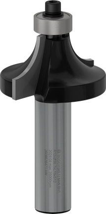 Bosch PRO Freesbit Afronding R 12 voor gladde randprofielen.