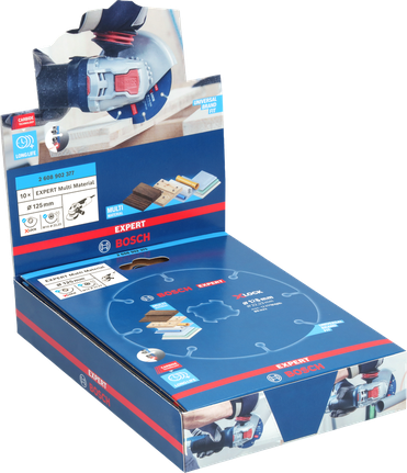 Bosch EXPERT Multi Material hardmetalen doorslijpschijf 125×22,23 mm X-Lock 10 st.