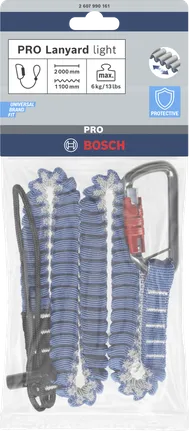 Bosch PRO Lanyard lamp 6 kg met karabijnhaak.