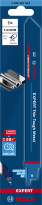 Bosch EXPERT Thin Tough Metal S 1022 EHM reciprozaagblad.