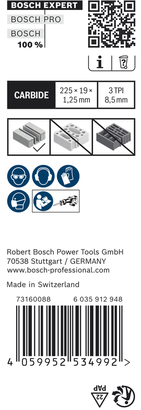 Bosch EXPERT Cellenbeton S 1141 HM zaagblad voor het zagen van cellenbeton.