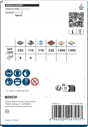 Bosch EXPERT Multi Material gatenzaag 76 x 60 mm.